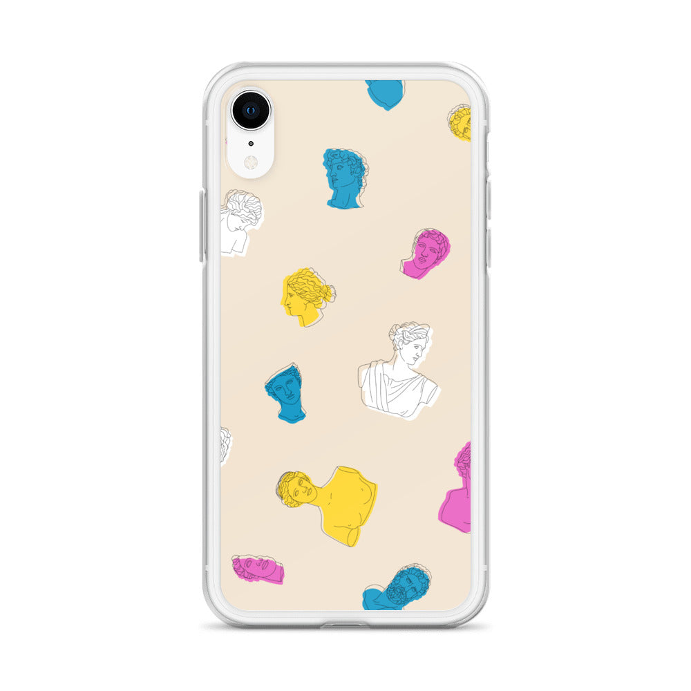 Retro Greek God Clear Case for iPhone®