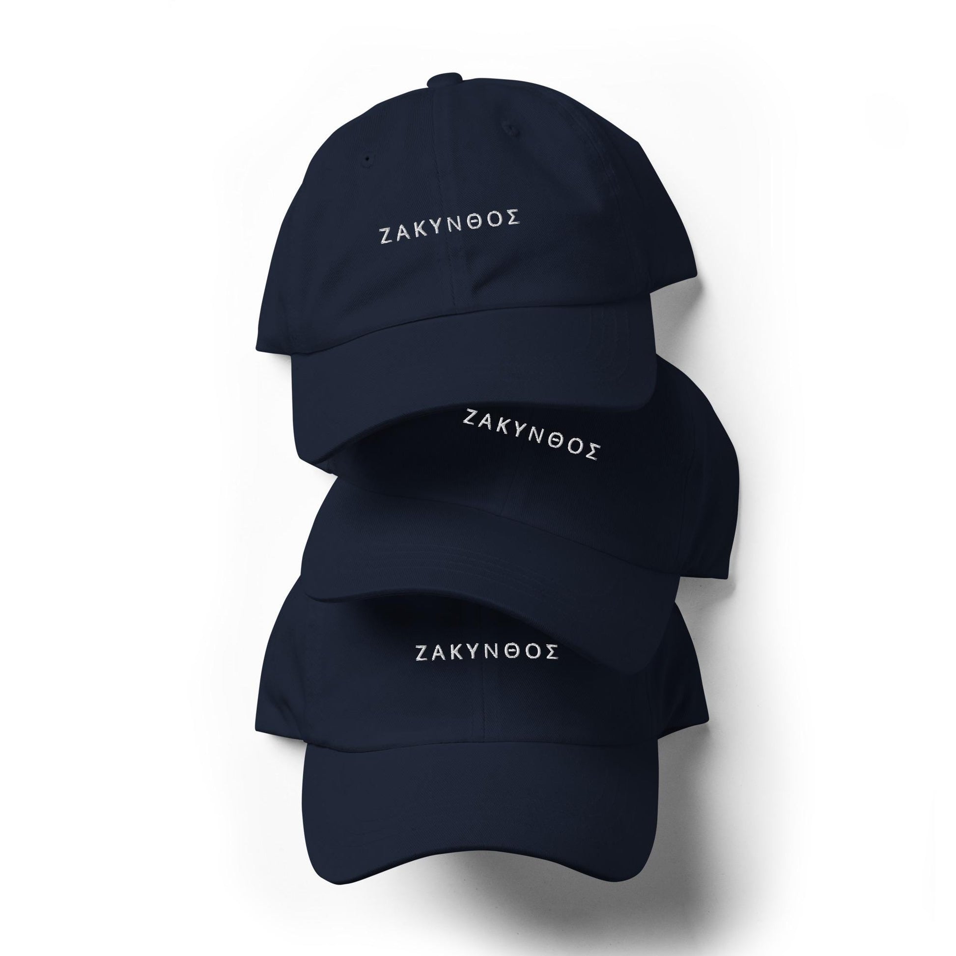 Zakynthos Embroidered Hat – Custom Embroidery, Adjustable Hat, Greece-Inspired GiftDad hat
