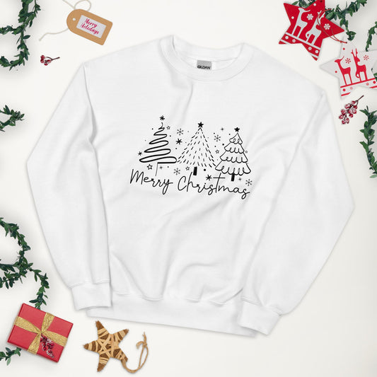 Merry Christmas Sweatshirt | Cozy Gildan 1800 | Holiday Gift | Unisex Christmas Apparel | Festive Sweatshirt | Christmas Sweater