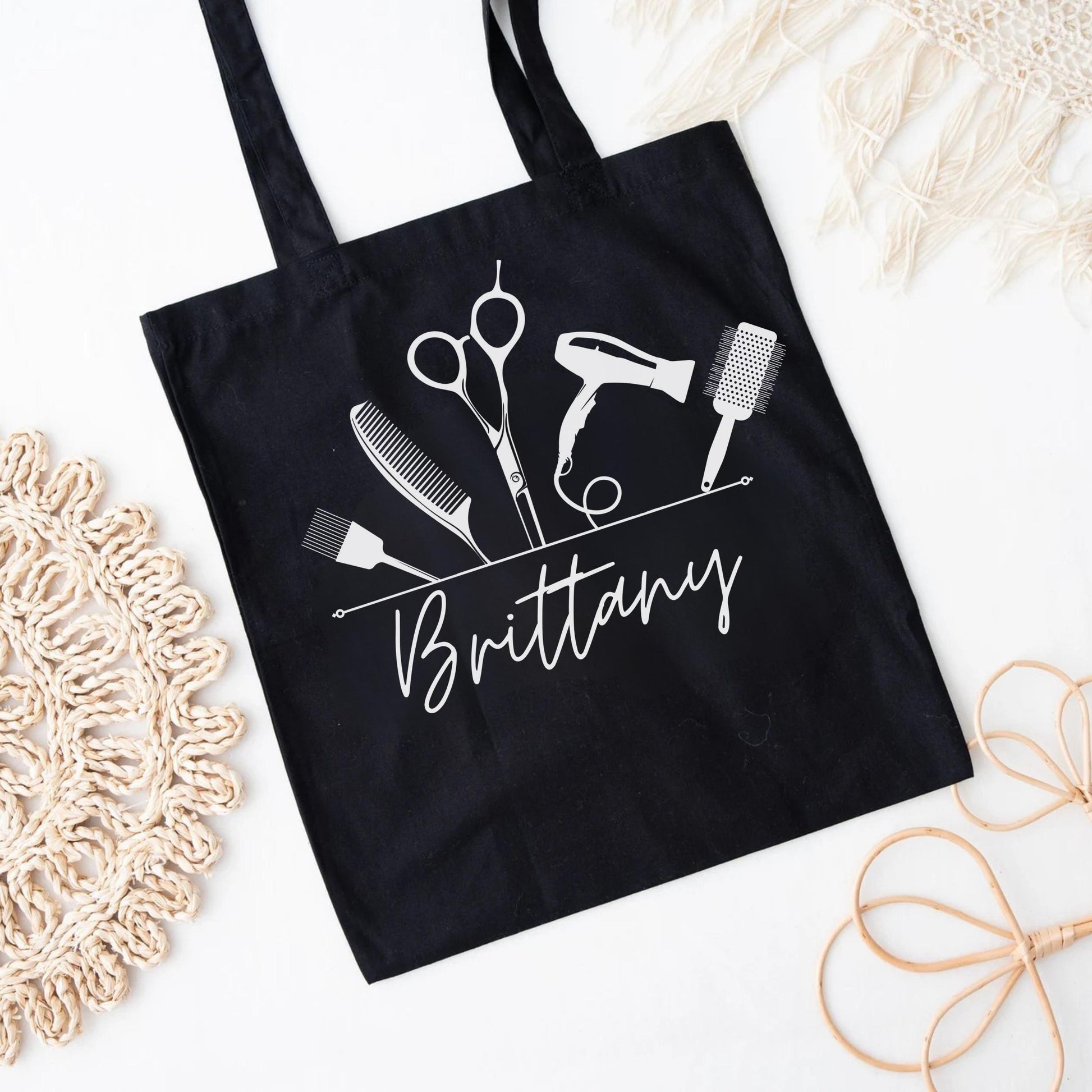 Personalized Name Hairdresser Tote Bag - Perfect Gift for Stylists, Graduates & Beauty Professionals Custom Gift, Tote Bag Custom Name