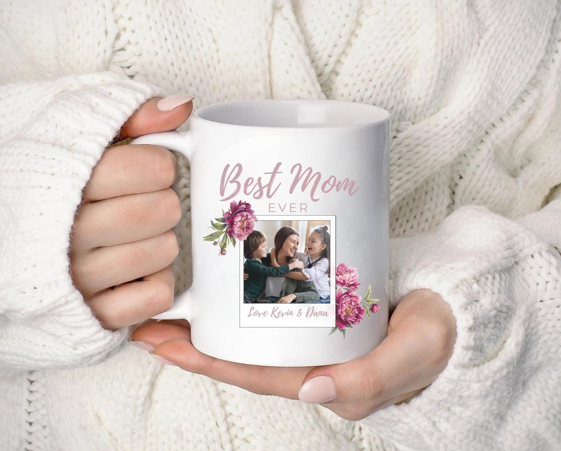 Custom Photo Mug for Mom | Personalized Mother’s Day Gift | Birthday Mug for Mom | Best Mom Ever Mug | Custom Ceramic Coffee Mug | Sentimental Gift for Her | Mama Mug | Photo Mug Gift | Unique Tea Mug Grandma Mug Mother-in-Law Mug | Custom Coffee Mug