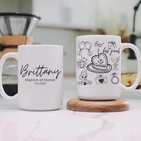 Bridesmaid Proposal Gift |Bridesmaid Proposal Mug Going to the Chapel, Bridal Party, Bachelorette, Maid of Honor, Matron of Honor, Custom
