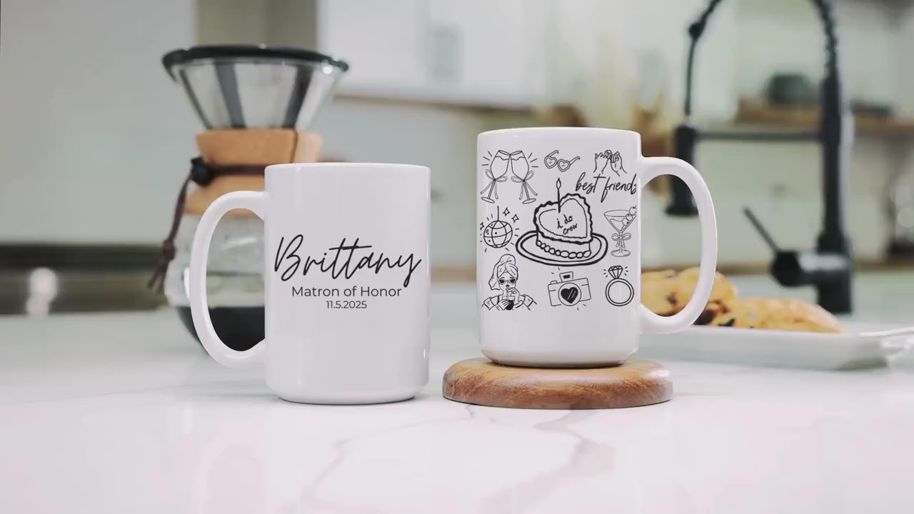Bridesmaid Proposal Gift |Bridesmaid Proposal Mug Going to the Chapel, Bridal Party, Bachelorette, Maid of Honor, Matron of Honor, Custom